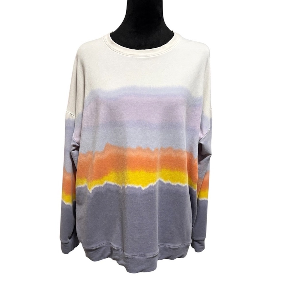 Athleta Sunset Luxe Sweatshirt Women's Large EUC